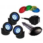 Alpine Luminosity LED 3 Pack Light with Photocell And Transformer