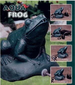 Aqua Ultraviolet Frog Statuary UV Models